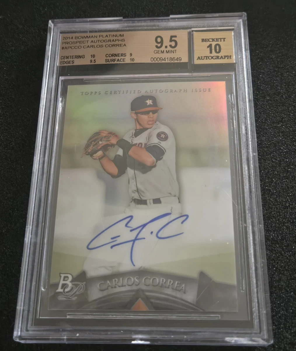 Carlos Correa 10 Graded Baseball Sports Trading Cards