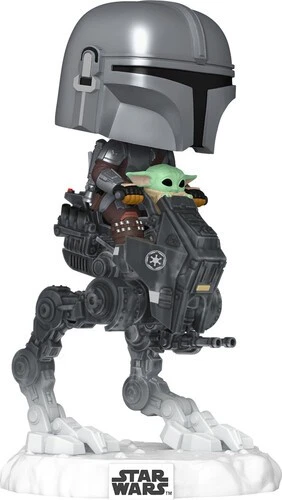 Funko POP! Rides Deluxe: Star Wars: The Mandalorian & Grogu - The Mandalorian wi