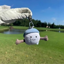Golf pendant doll sports ball cute plush doll keychain Xmas gift