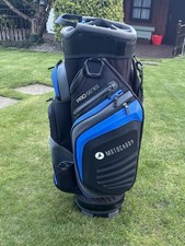 Motocaddy Pro Series Golf Cart Bag - 14 Way Dividers + Putter Well - Black/Blue