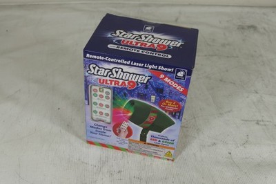 Star Shower Ultra 9 Remote Controlled Lazer Light Show Green and Red  ______ NEW