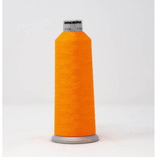 Madeira Polyneon No. 40 Embroidery Thread 5500yd 1946 Fluorescent Orange Cone
