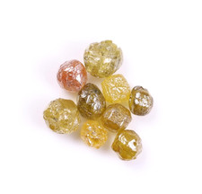 0.65Ct Yellow Raw Uncut Diamond Natural Rough Diamond Conflict Free Diamond