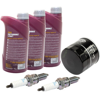 Öl Set 3L Für Honda XL 700 V Transalp RD 2008-2013 Inspektion Ölfilter Zündkerze