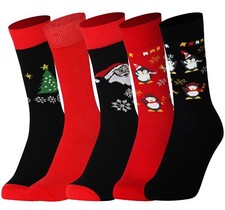Mysocks Christmas Collection 5 Pairs Unisex Gift Set Crew Socks