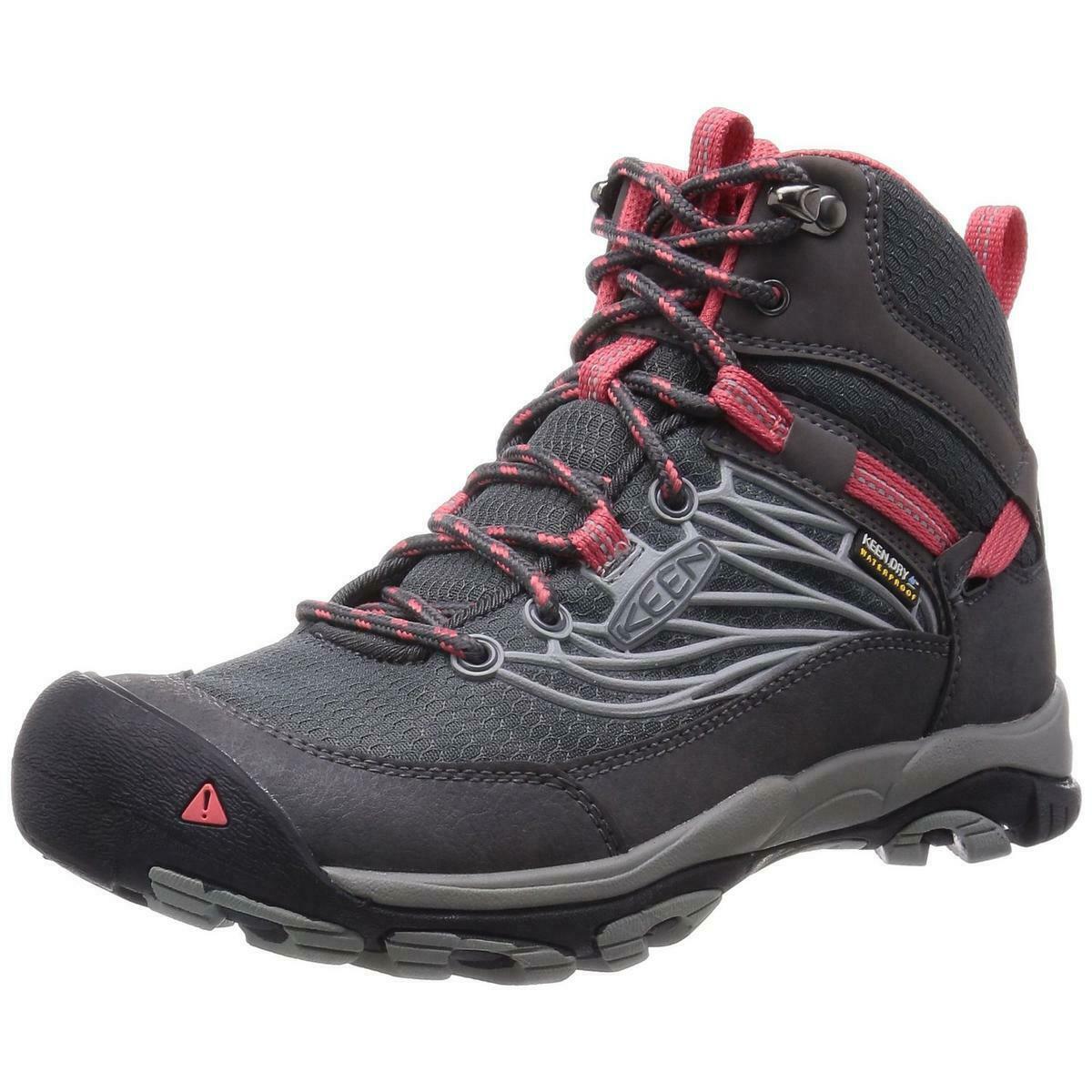 Keen Saltzman WP Women's Magnet Rose Mid Hiking Waterproof Ankle