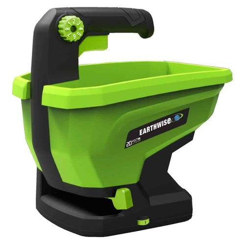 SP001 20-Volt Cordless Electric Handheld Garden Spreader for Fertilizer, Seed, a