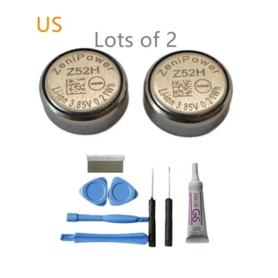 2PCS ZeniPower Z52H Battery + tools Glue for Sony LinkBuds S WFLS900N/B Earbuds