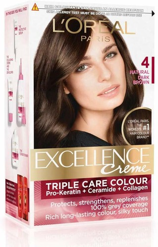 L'Oreal Paris Excellence Creme Haarfarbe, Schwarz, Braun, Burgund 72 ml + 100 g - Bild 23 von 38