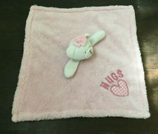 Baby Gear Pink Plush Baby Lovey Teddy Bear Plaid Heart Hugs