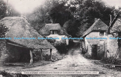 R696157 Torquay. This is First Photograph Taken of Cockington Forge. F. E. Widla