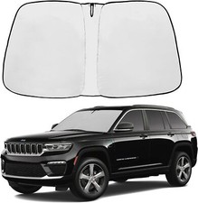 Front Windshield Sunshade fit for Jeep Grand Cherokee 2014-2024 UV Ray Reflector
