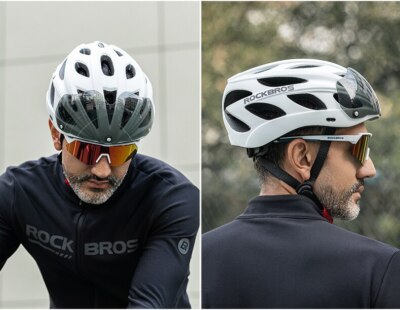 ROCKBROS 57-65cm Ultralight Cycling Bicycle Helmet Men Women Goggles Bike  Helmet | eBay