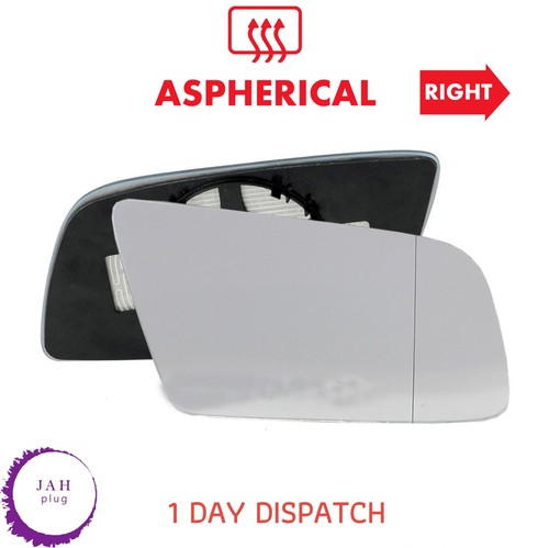 VETRO SPECCHIO LARGO RISCALDATO ANGOLARE NON ADATTO 59REG LATO DESTRO PER BMW 5 E60 6 03-10