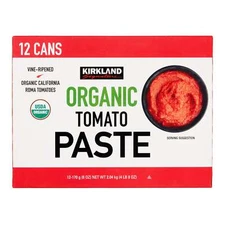 Kirkland Signature, Organic Tomato Paste, 6 oz, 12-Count