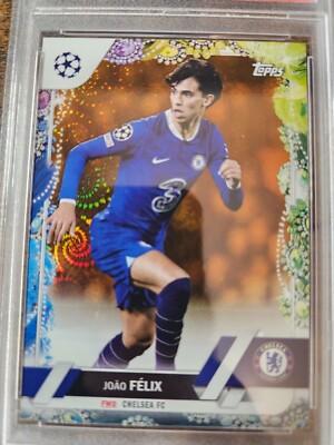 2022-23 Topps Carnaval Joao Felix Orange Samba 24/25 PSA 10 Gem