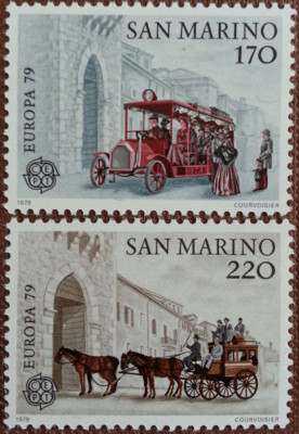 SAN MARINO Europe (C.E.P.T.) 1979 - set of 2v. MNH** - Mi:SM 1172-3, Sn:SM 945-6