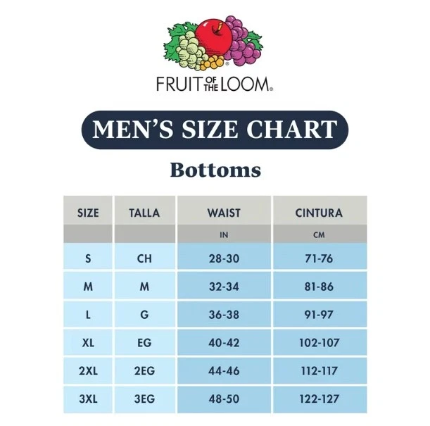 Men's 3 Pack Fruit of the Loom® WHITE BRIEFS NEW Small Medium Large XL 2XL 3XL  - Image 4 of 4