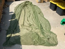 ORIGINAL VIETNAM WAR US ARMY FIELD TENT NYLON MOSQUITO NET