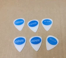 Lot Of 6 Cool Music 0.80mm Juratex Standard Guitar Picks AcetalPolymer Sand Grip