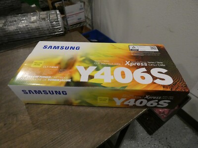 Samsung CLT-Y406S Yellow Cartridge CLP-36X CLX-330X C41X C46X New OEM/Genuine