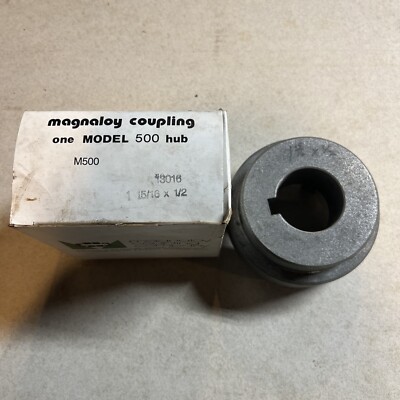 New Magnaloy M50013016 M500 Coupling Hub 1-15/16'' Bore, 1/2'' Keyway