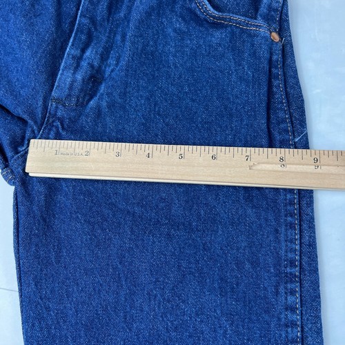 Wrangler Jeans Youth Boys 14 Slim Fit Straight Dark Blue Cotton Denim 13MWZBP - Picture 18 of 20