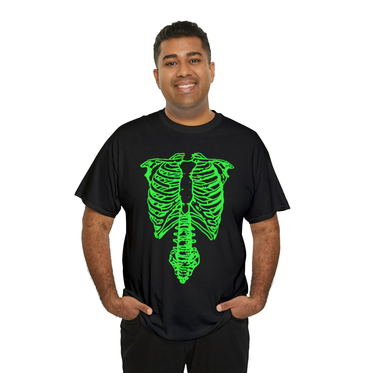 Tap The Spinal | Skeleton | Unisex | Heavy Cotton | T-Shirt
