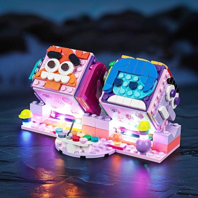 Brickshining LED Lighting Compatible with Lego Inside Out 2 Mood Cubes 43248 ...