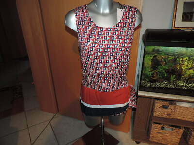 Alba Moda Blusentop rot Gr. 44 Neu