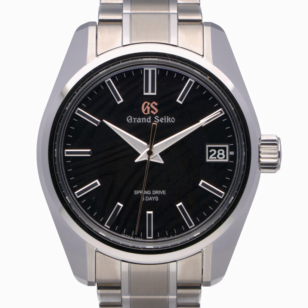 Seiko Grand Seiko  SLGA013G with 40mm Steel case and Black dial. New/Unworn.