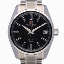 Seiko Grand Seiko  SLGA013G with 40mm Steel case and Black dial. New/Unworn.