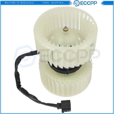 Front HVAC Blower Motor w/Fan Cage for 2004 05 06 07 08 09-2010 Audi A8 Quattro