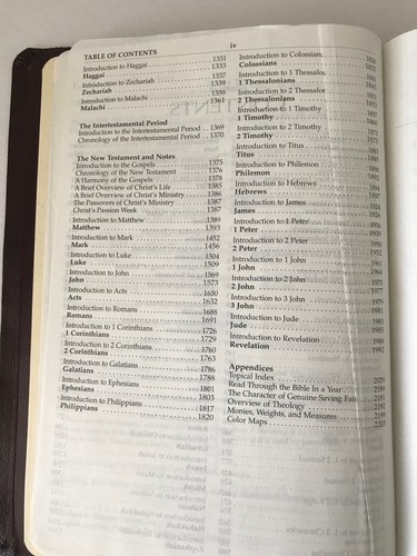 NKJV MacArthur Study Bible Large Print Burgundy Nelson 2575BG Theology - Picture 7 of 21