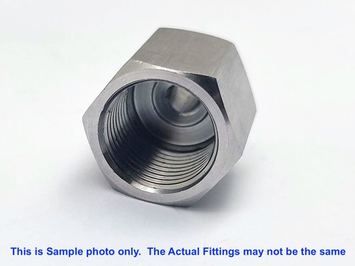 BSPT Tapered R 1/2" Female to M10x1.0 Male Stainless Sensor Adaptor Fittings - Picture 4 of 6