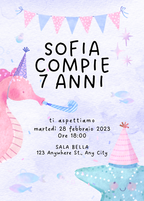 Inviti per festa di compleanno per 70° compleanno, uomini e donne, confezione da 20 pezzi
