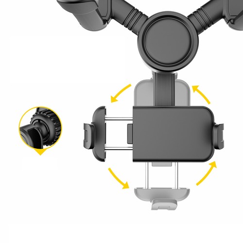Support universel 360 rotation voiture rétroviseur support GPS téléphone portable US - Photo 2 sur 12