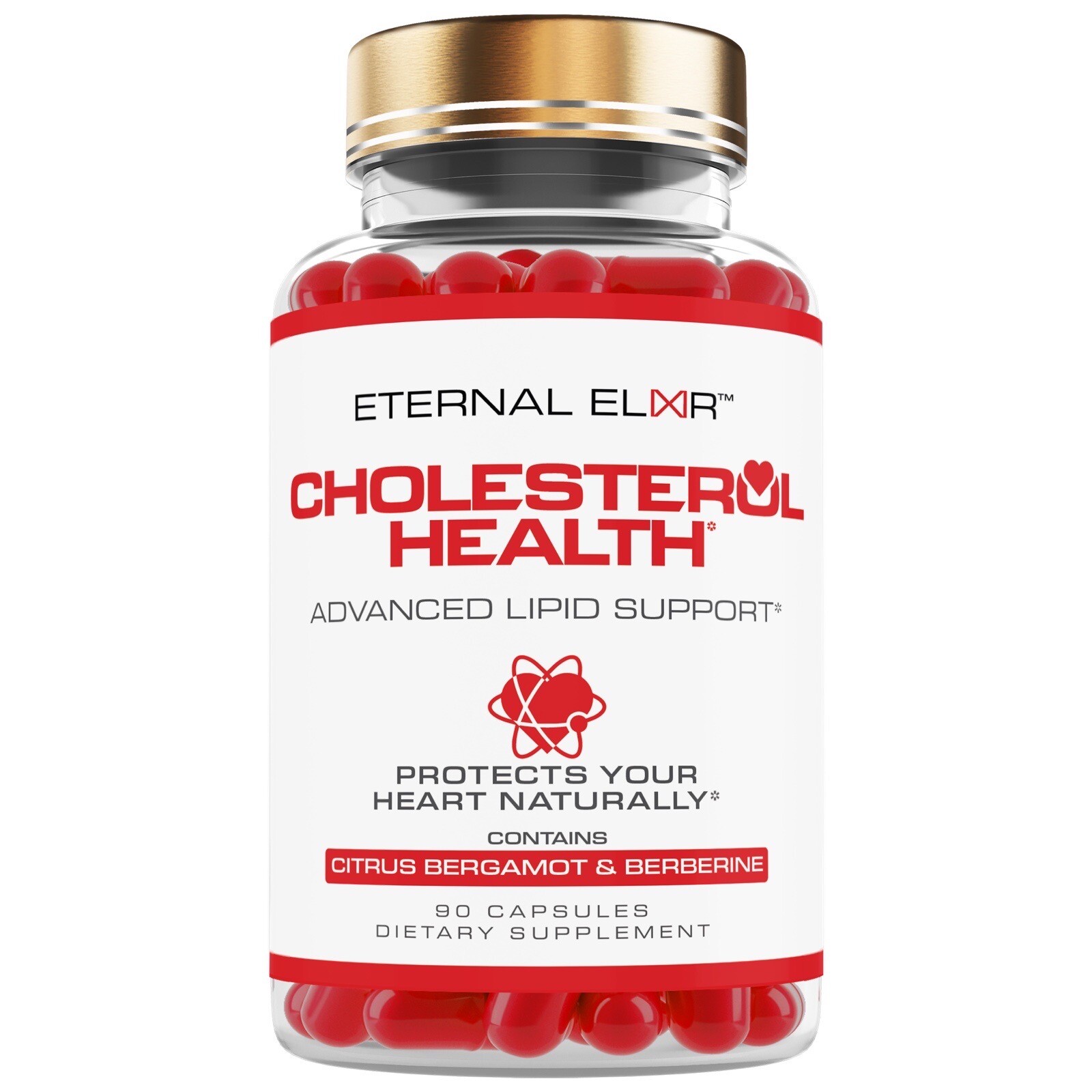 Advanced Cholesterol Support Berberine Citrus Bergamot Lycopene