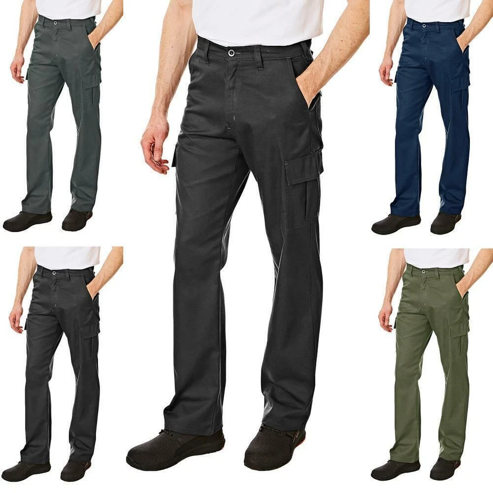 Lee cooper LCPNT205 Classic Workwear Cargo Trouser 6 Pockets Mens Combat Pants