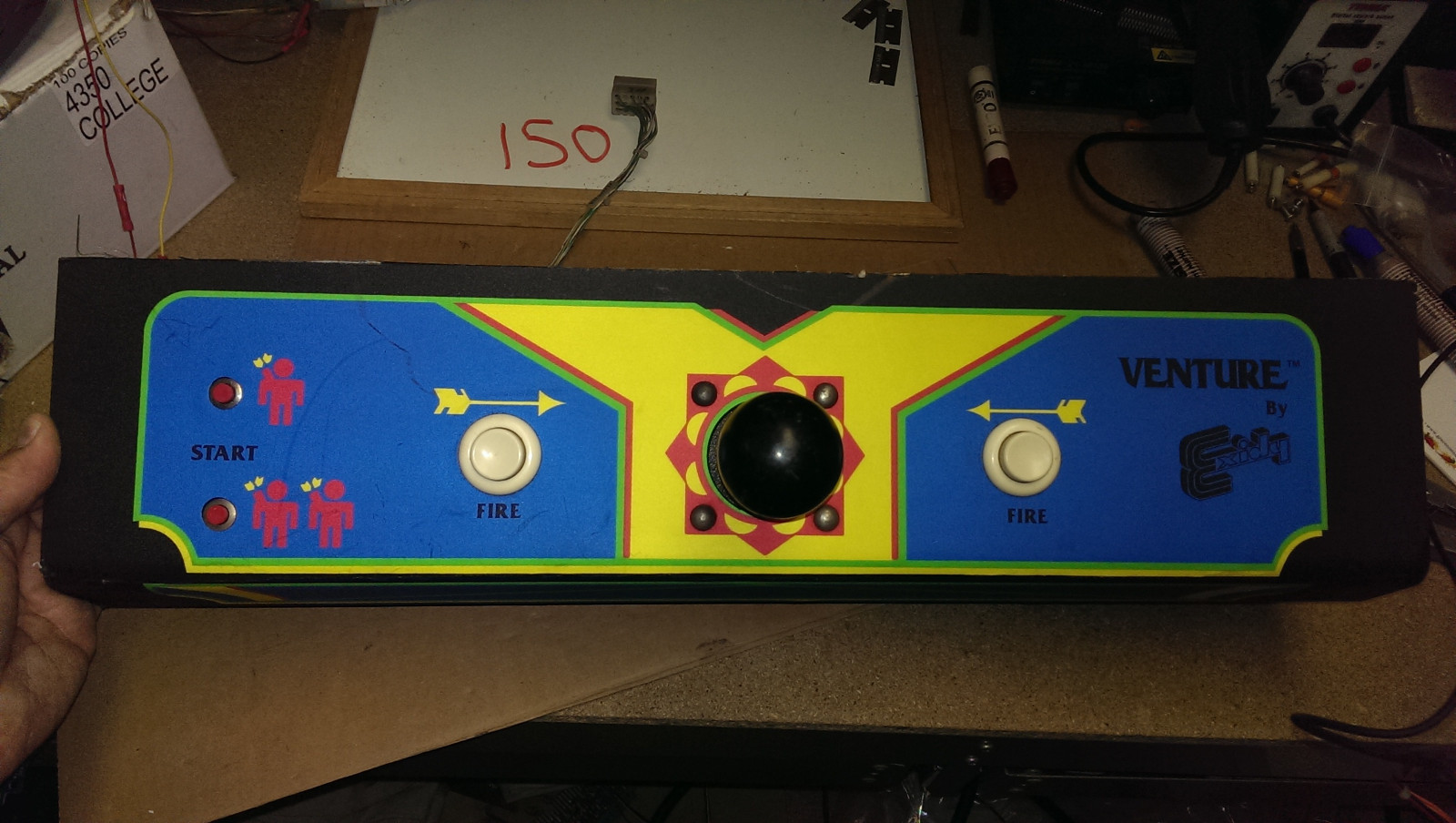 Exidy Combat Arcade Control Panel Control Panel for VENTURE - 1981 Exidy -SUPER NICE w/ all controls ...