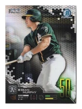 Sean Murphy 2019 Bowman Baseball Chrome Scouts Top 100 #BTP-50 Oakland Athletics