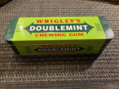 Wrigley's Doublement Chewing Gum Empty Tin Very Excellent Shape | eBay