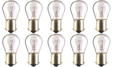 Box Of 10 1156 Lamp Auto Bulb Automotive Lightbulb With Nickel Plated Base New