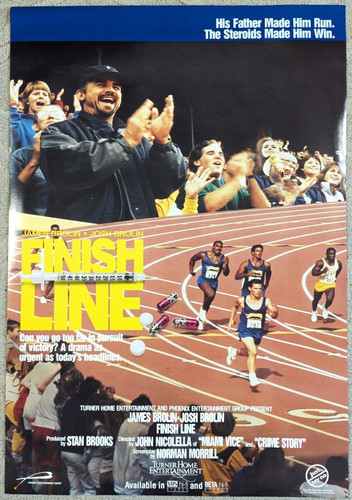 Finish Line Home Video Movie Poster 27X39 Rolled 1 Sheet James & Josh Brolin