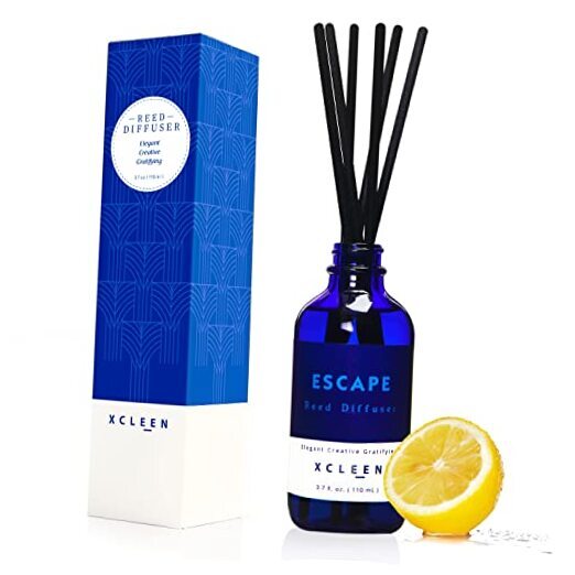 Juego de difusores de caña, difusor de aroma de 3,7 OZ, difusor de 6 cañas escape de 3,7 onzas