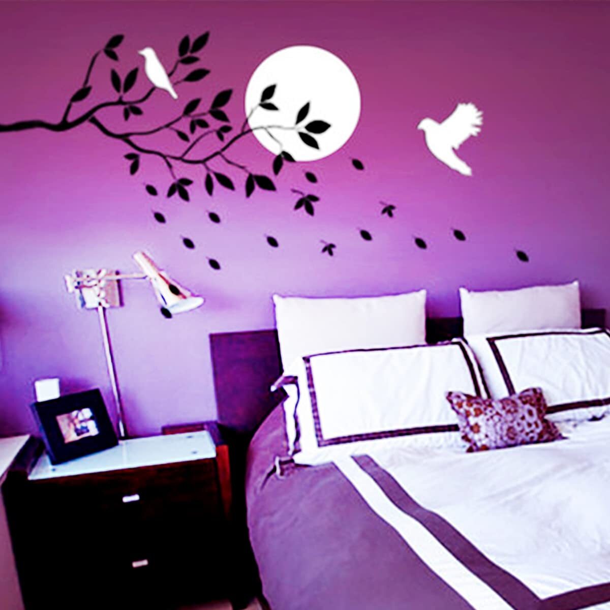 Wall Stencils For Bedroom Wall Painting Stencil Designs Long