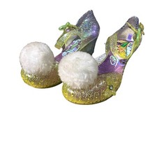 Disney Official Tinker Bell Fairy Costume Shoes for Girls Kids UK 13/1 EU 32/33