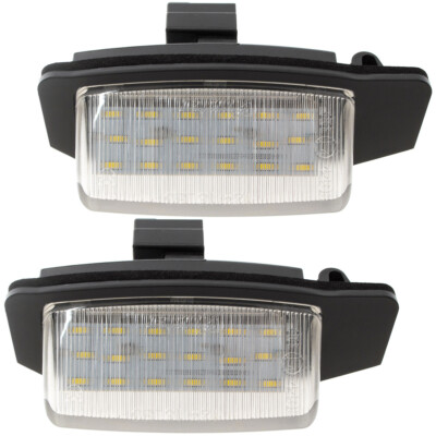 2X KENNZEICHENLEUCHTE HINTEN LED E4 FÜR MITSUBISHI LANCER X OUTLANDER II