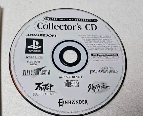 PlayStation 1 - Squaresoft on PlayStation Collector’s CD - Complete/CIB - Tested - Picture 2 of 5