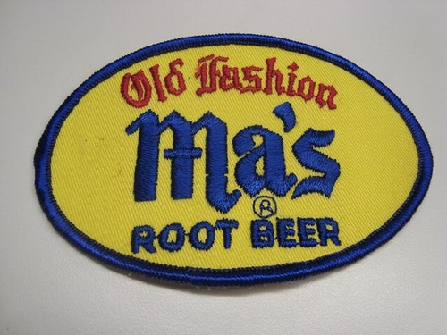 Vintage Old Fashion Ma’s Root Beer Cloth Patch